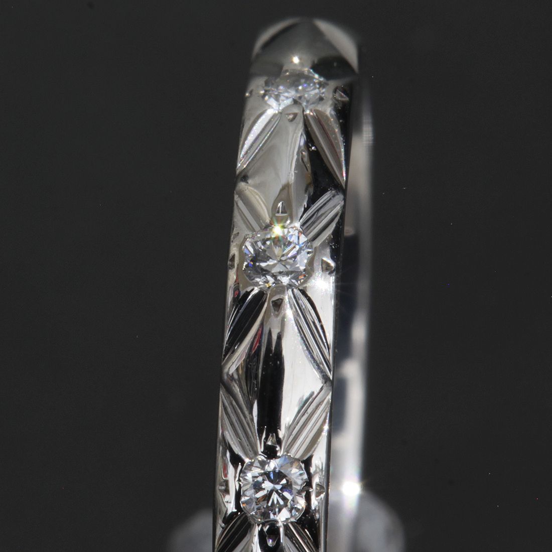 Chanel Quilted Diamond Ring