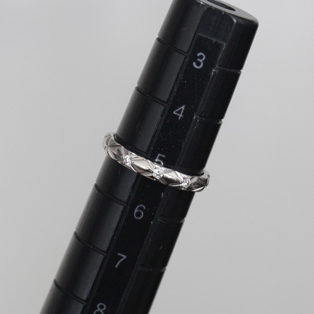 Chanel Quilted Diamond Ring