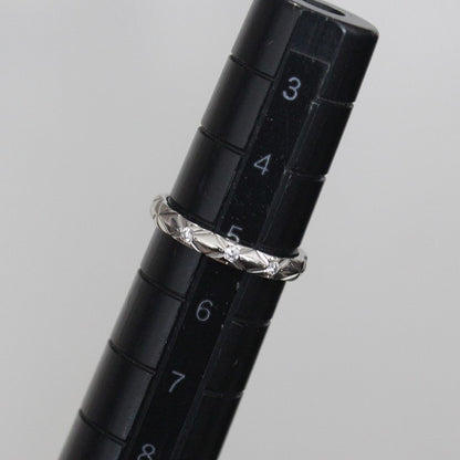 Chanel Quilted Diamond Ring