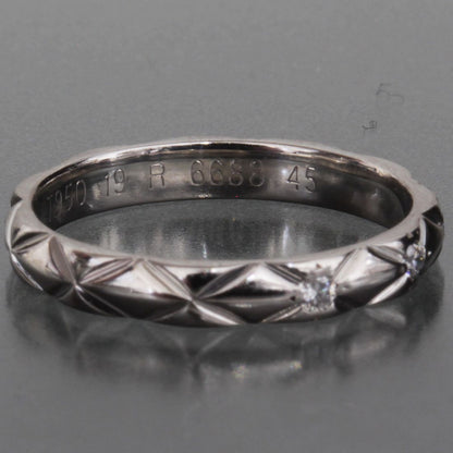 Chanel Quilted Diamond Ring