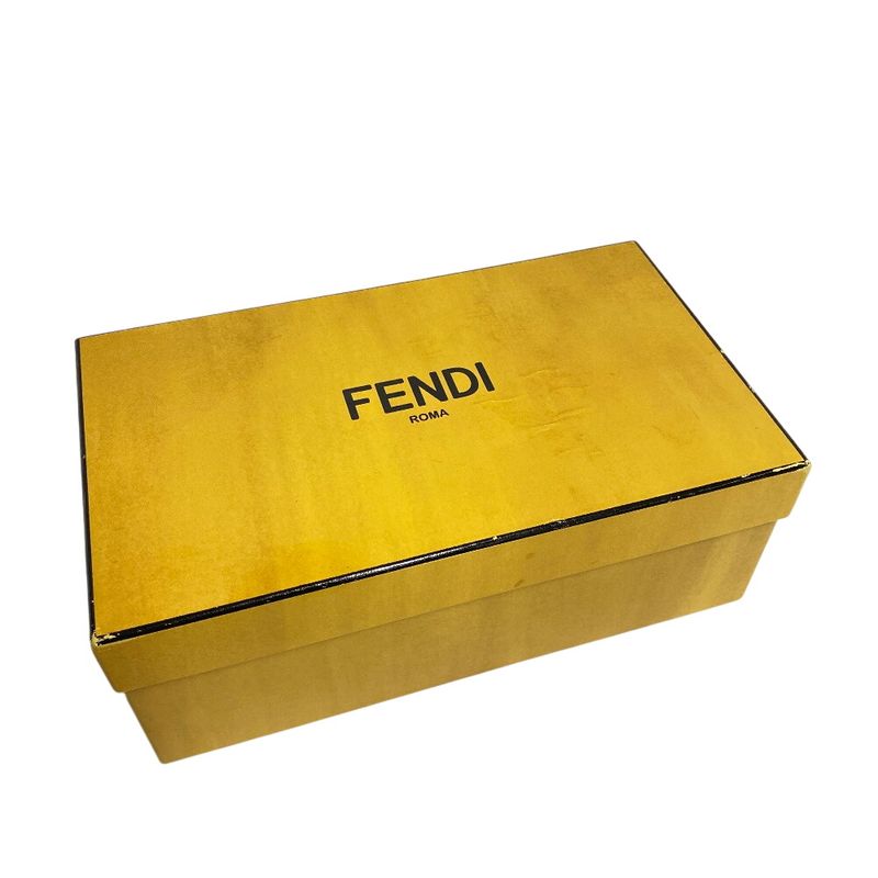 Fendi Slide Sandals Black