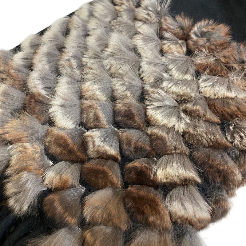 Fendi Muffler Black Scarf