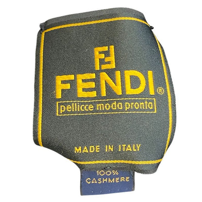 Fendi Muffler Black Scarf
