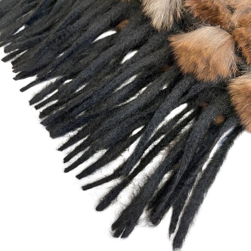 Fendi Muffler Black Scarf