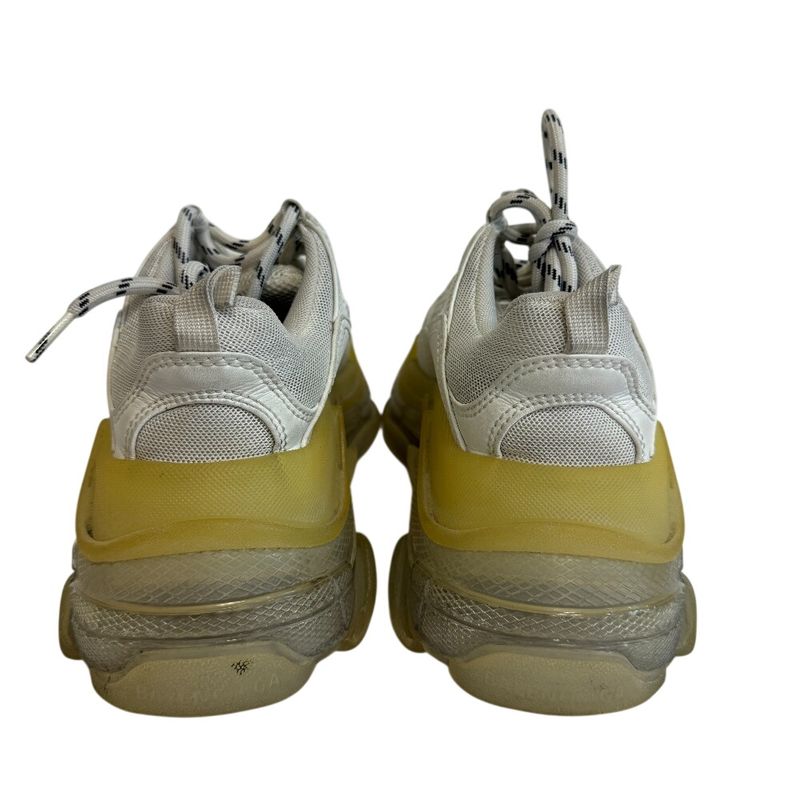 Balenciaga Clear Sole Triple S Sneakers White