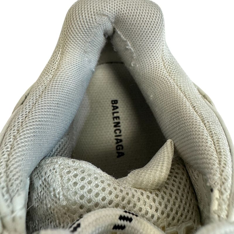 Balenciaga Clear Sole Triple S Sneakers White