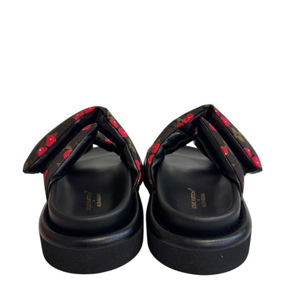 Louis Vuitton Takashi Murakami Purple Pillow Mule Black