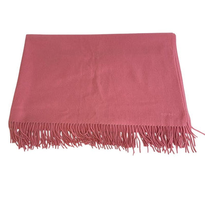 Hermes Large Fringe Muffler Shawl Scarf