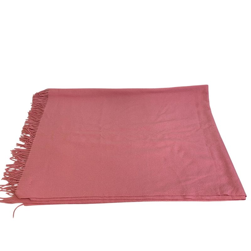 Hermes Large Fringe Muffler Shawl Scarf