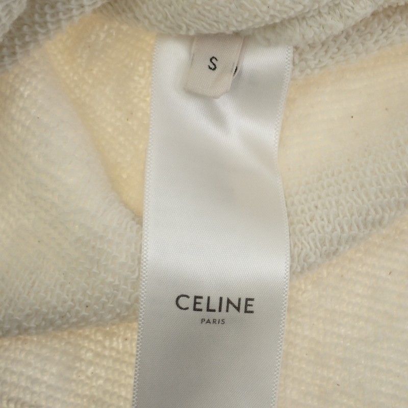 Celine S Logo Sweat Cotton Gray Top Trainer Casual