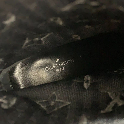 Louis Vuitton Silhouette Line Monogram Boots Shorts Shoes Fabric Leather Black