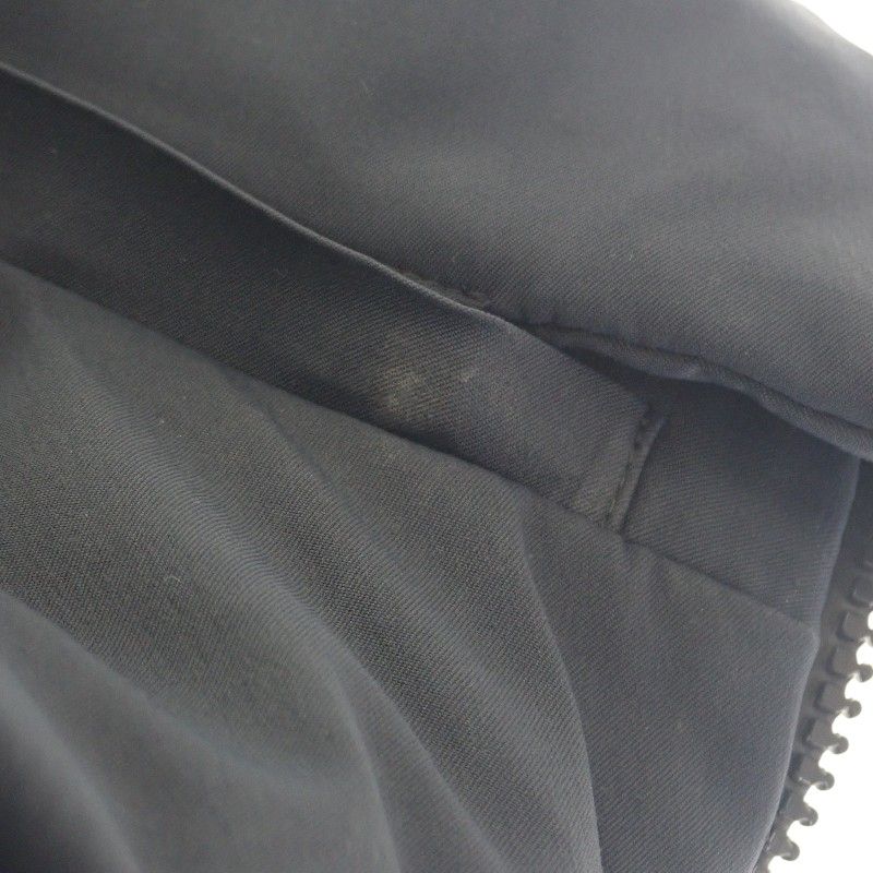 Hermes Toundra Puffer Coat M Down Jacket Nylon Polyester Navy