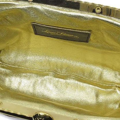 Louis Vuitton Monogram Satin Ommonier Clasp Chain Bag Brown Gold
