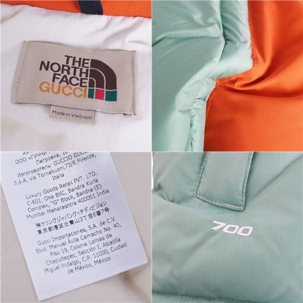 Gucci the North Face Vest Hooded Dow
