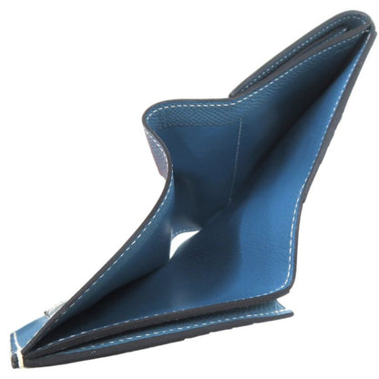 Hermes Hook Wallet Bearn Recto Verso Veau Epsom Blue Jean Bifold