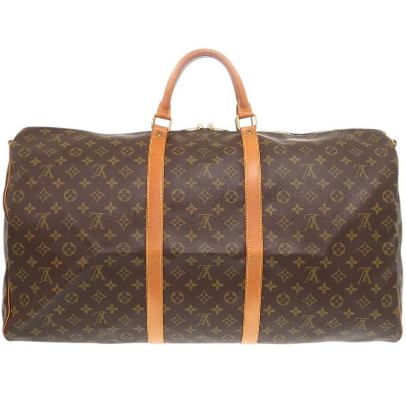Louis Vuitton Keepall Bandouliere 60 Monogram Boston Bag LV