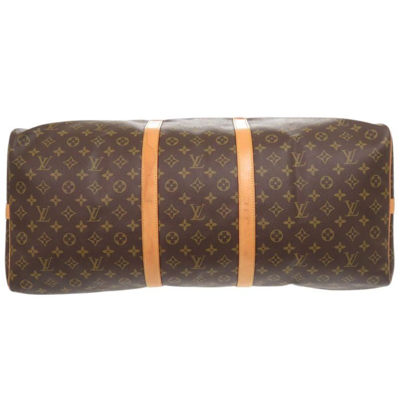 Louis Vuitton Keepall Bandouliere 60 Monogram Boston Bag LV