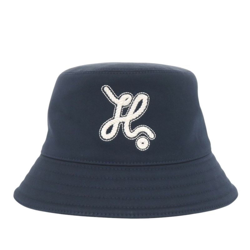 Hermes Harper Nautic Bucket Hat Cotton Blue Berry Navy Hat