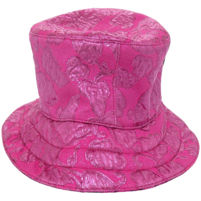 Gucci Metallic Jaca Drivable Bucket Hat Pink Hat
