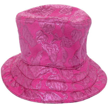 Gucci Metallic Jaca Drivable Bucket Hat Pink Hat