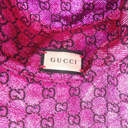 Gucci Metallic Jaca Drivable Bucket Hat Pink Hat