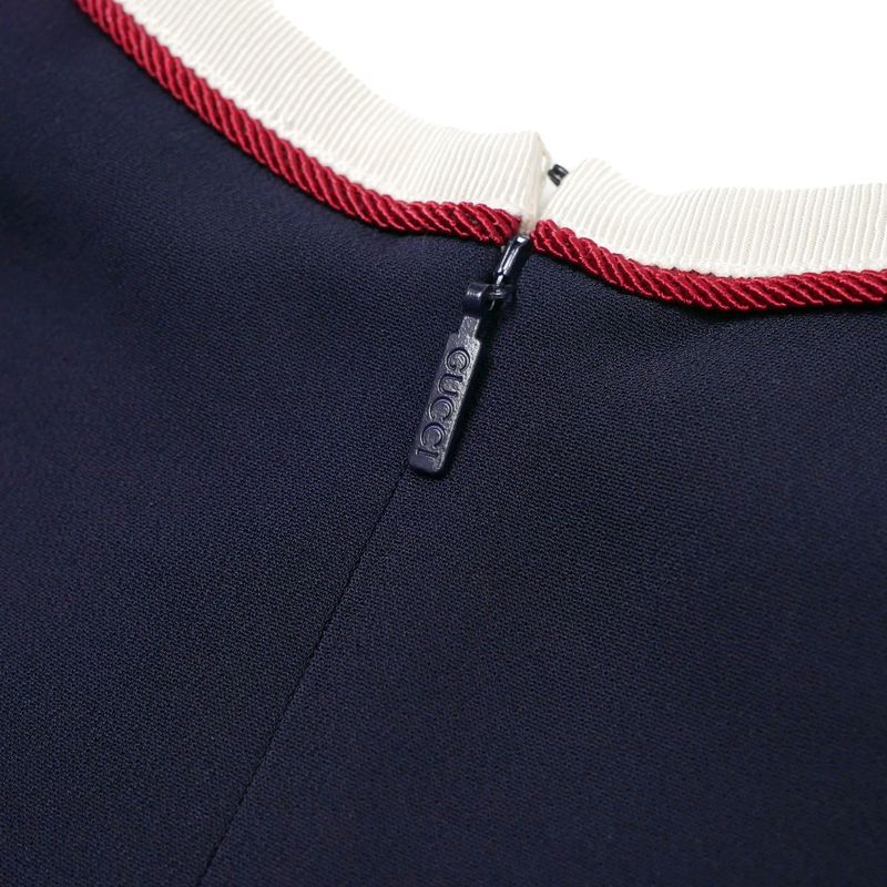 Gucci Pants 36 Jersey Sleeveless Tunic Sideline Navy