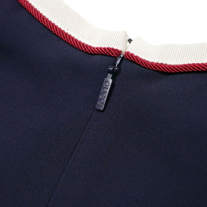Gucci Pants 36 Jersey Sleeveless Tunic Sideline Navy