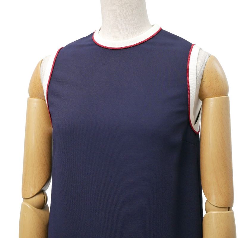 Gucci Pants 36 Jersey Sleeveless Tunic Sideline Navy