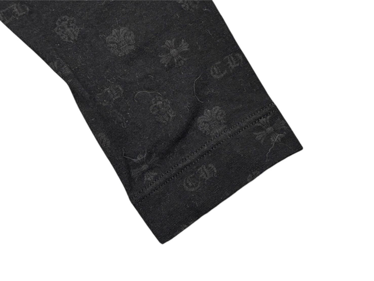 Chrome Hearts Horseshoe Leggings All Over Print Black White Cotton XS — view 5