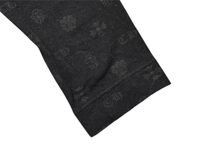 Chrome Hearts Horseshoe Leggings All Over Print Black White Cotton XS — view 5