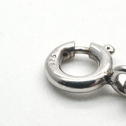 Hermes Serie Necklace Pendant Choker Silver