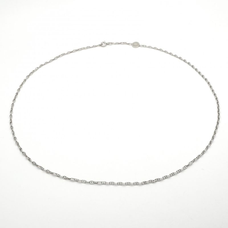 Hermes Serie Necklace Pendant Choker Silver
