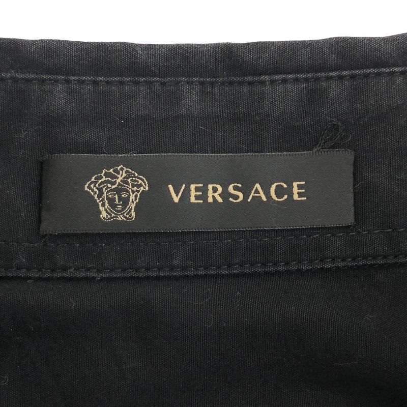 Versace Embroidered Shirt Black 15