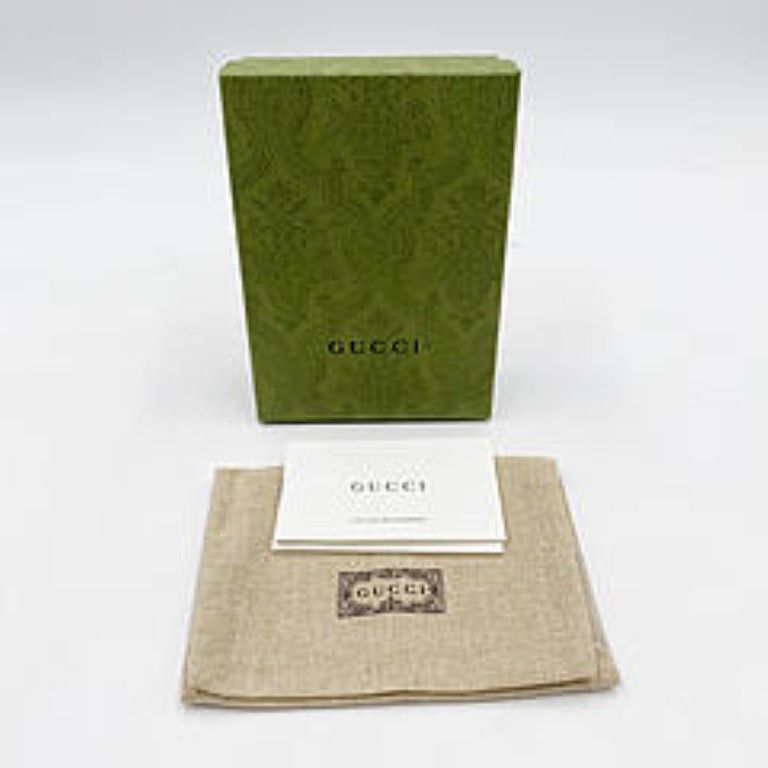 Gucci Wallet Interlocking Black Leather Bifold