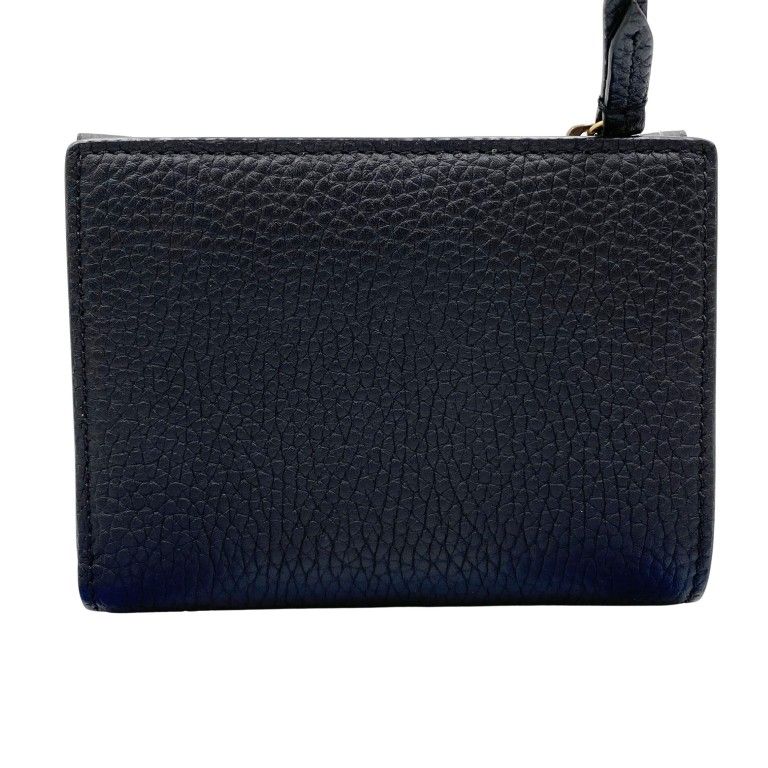Gucci Wallet Interlocking Black Leather Bifold