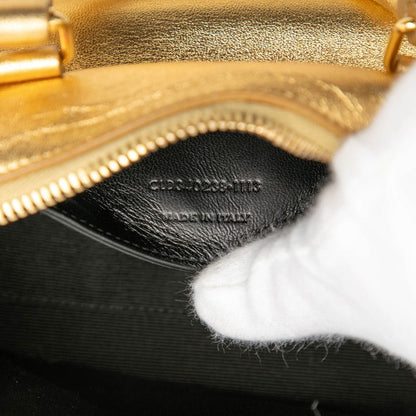 Saint Laurent Baby Duffle 2-Way Shoulder Bag Gold Leather