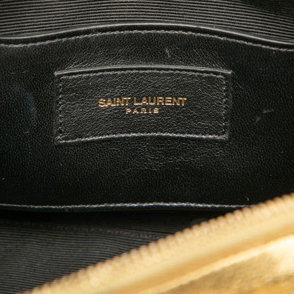 Saint Laurent Baby Duffle 2-Way Shoulder Bag Gold Leather