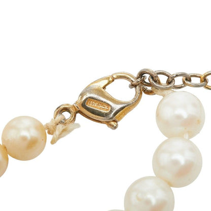Dior Pearl Necklace Faux Plated