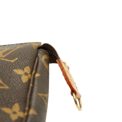 Louis Vuitton Monogram Pochette Brown Leather