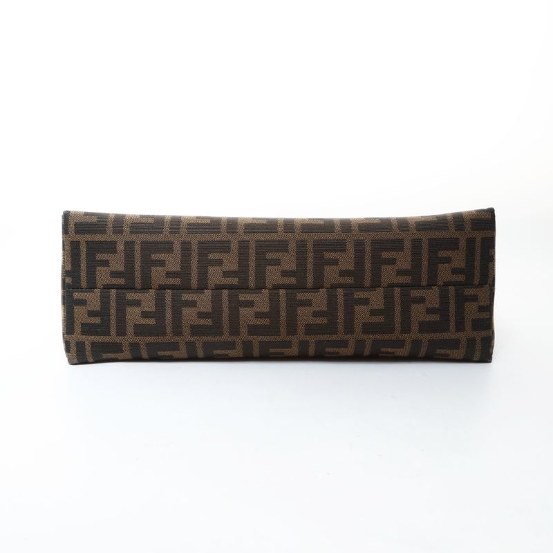 Fendi Shoulder Bag Zucca Canvas