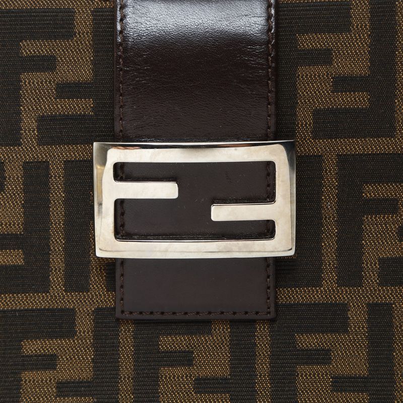 Fendi Shoulder Bag Zucca Canvas
