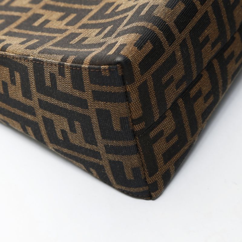 Fendi Shoulder Bag Zucca Canvas