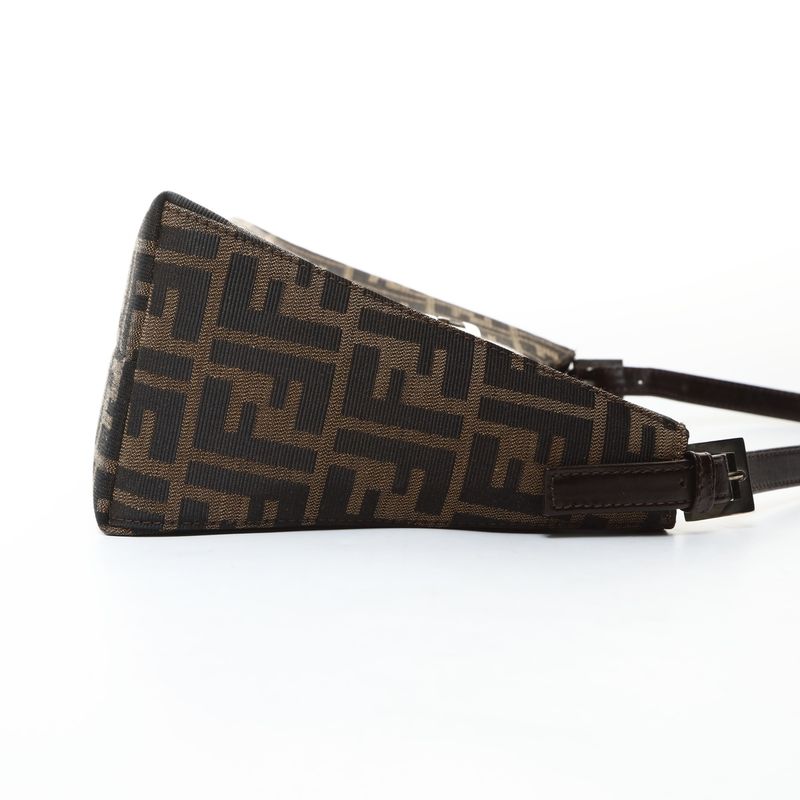 Fendi Shoulder Bag Zucca Canvas