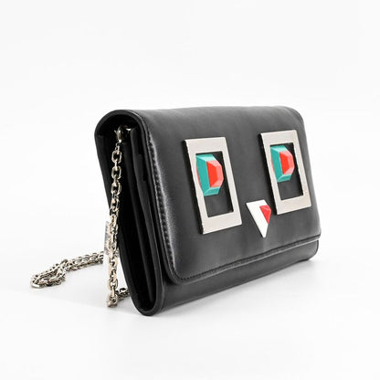 Fendi Chain Wallet Black