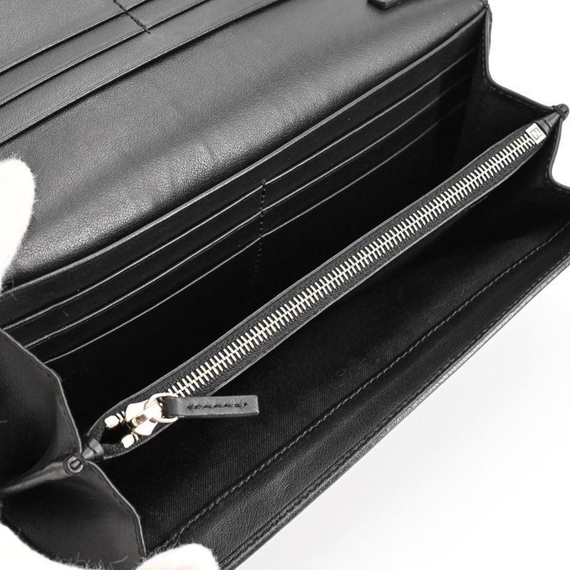 Fendi Chain Wallet Black