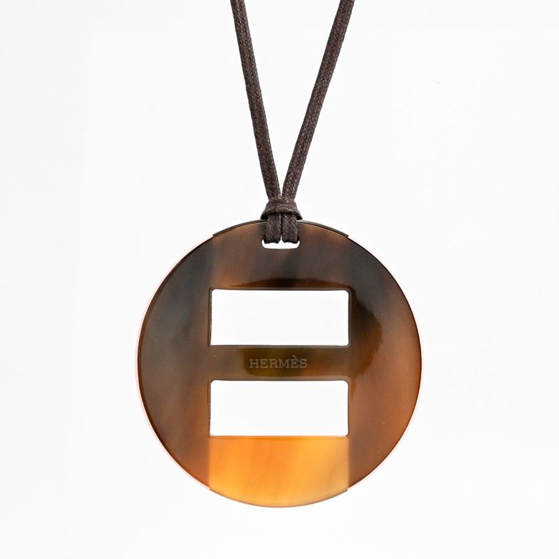 Hermes Necklace Equipe Pink