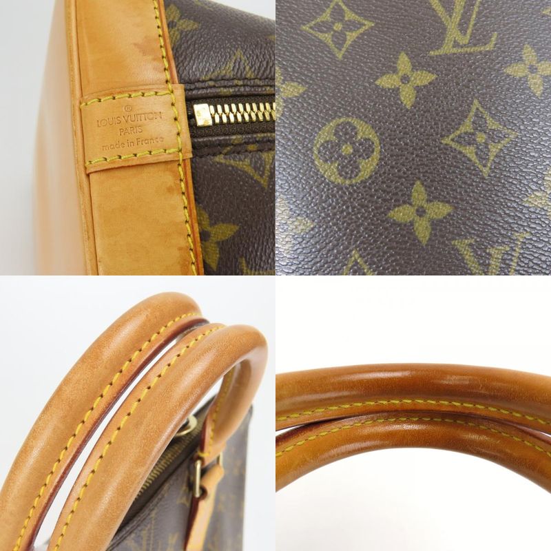 Louis Vuitton Handbag Alma Monogram Leather Brown Classic