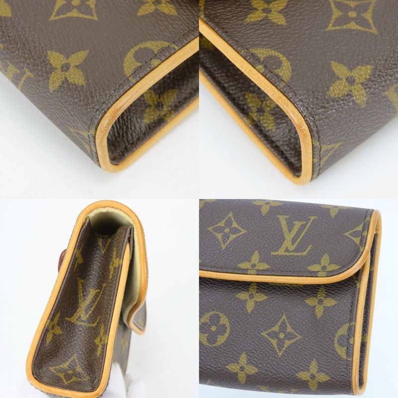 Louis Vuitton Waist Bag Pochette Florantine XS Monogram Leather Brown