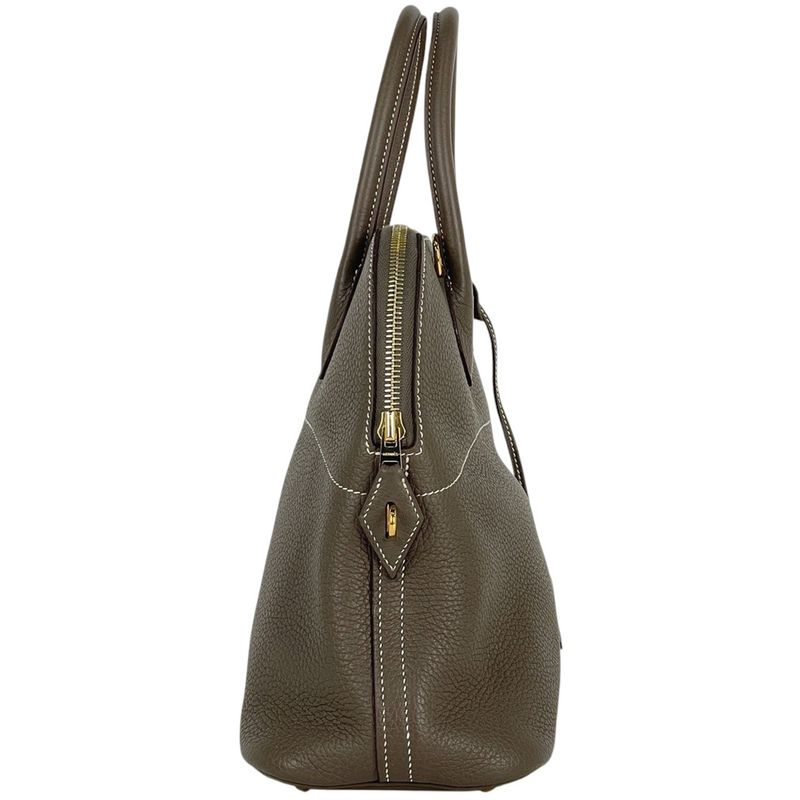 Hermes Bolide 31 2-Way Shoulder Bag Taurillon Etoupe D