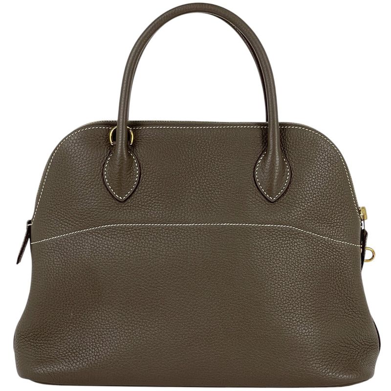 Hermes Bolide 31 2-Way Shoulder Bag Taurillon Etoupe D
